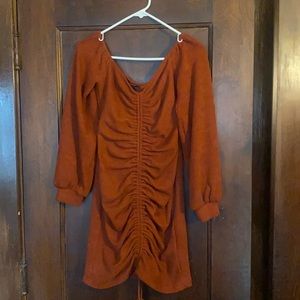 Long sleeved fall/winter dress.